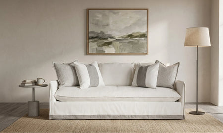 Getaway Siesta Key Sofa Performance Fabric Leona Cloud (4 in stock)