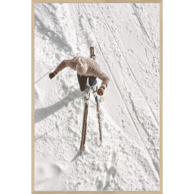 Art - Ski Aspen Colorado c. 1957 Framed with Glass (2 in stock)