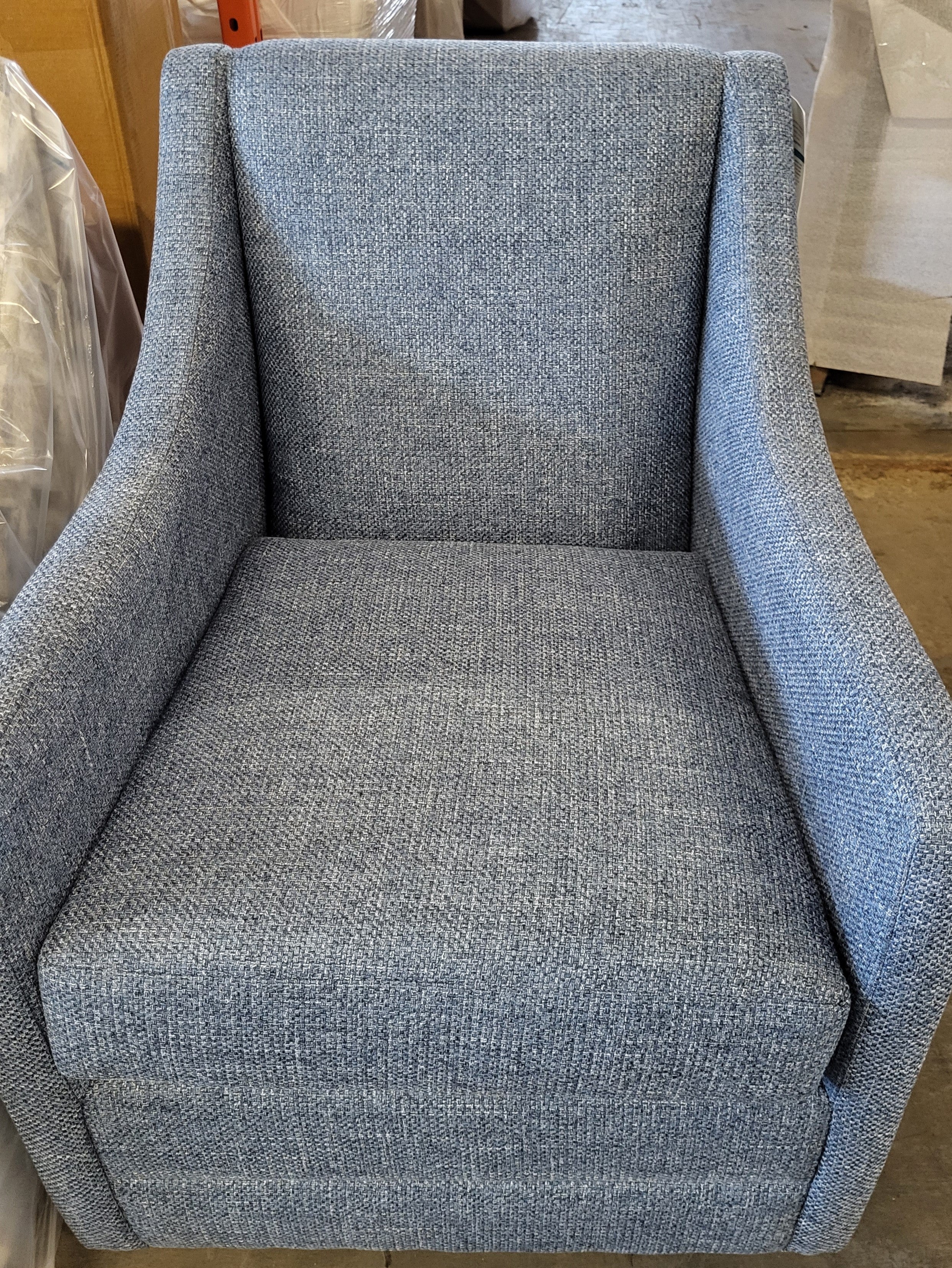 Slim Swivel Chair in Prelude Wedgewood (2 in stock) Opportunity Buy
