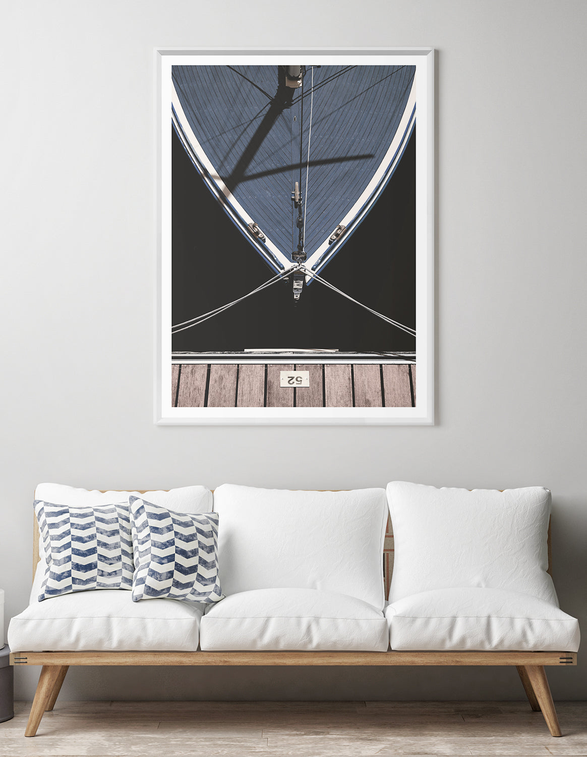 Art- Slip 52 Large  framed with glass (1 in stock)