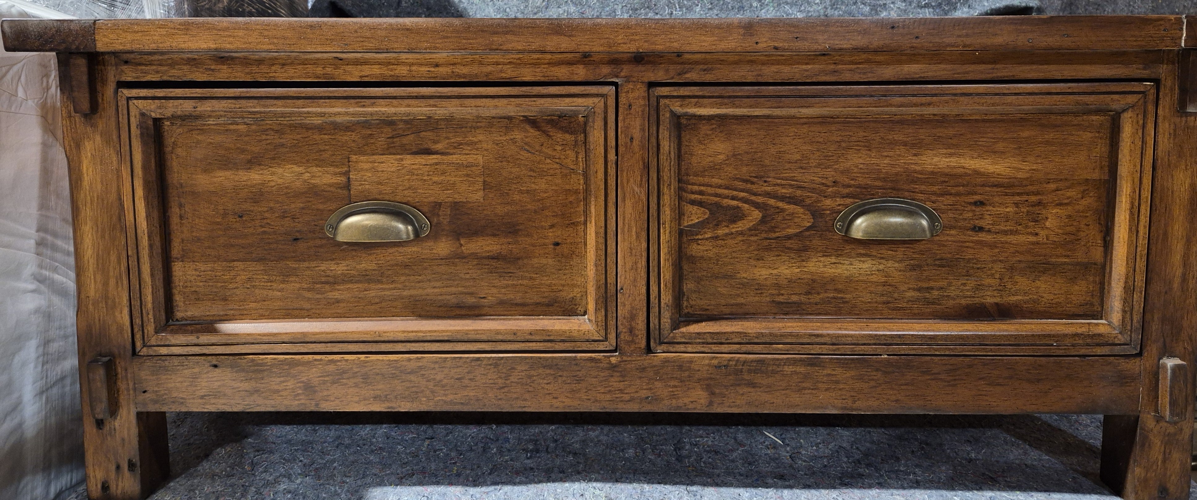Rustic Irish Gold Coast Small 2 drawer Coffee Table Suntan (5 in stock)
