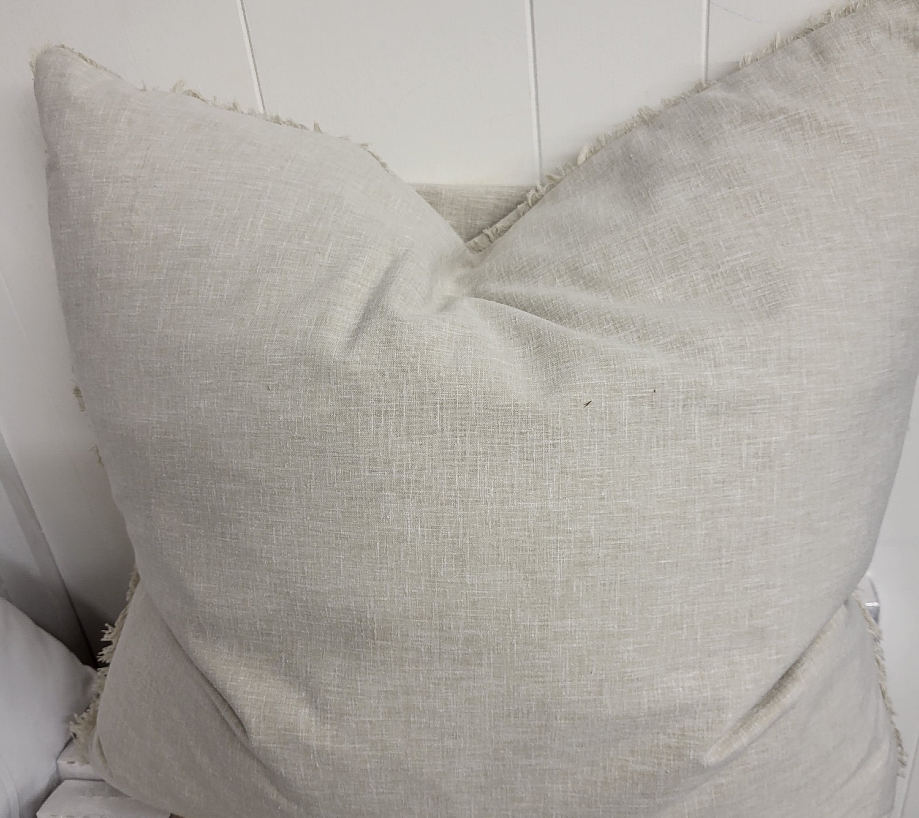 Spa Oats Frayed Edge Cushion 24" x 24" (4 in stock)