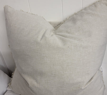 Spa Oats Frayed Edge Cushion 24" x 24" (4 in stock)