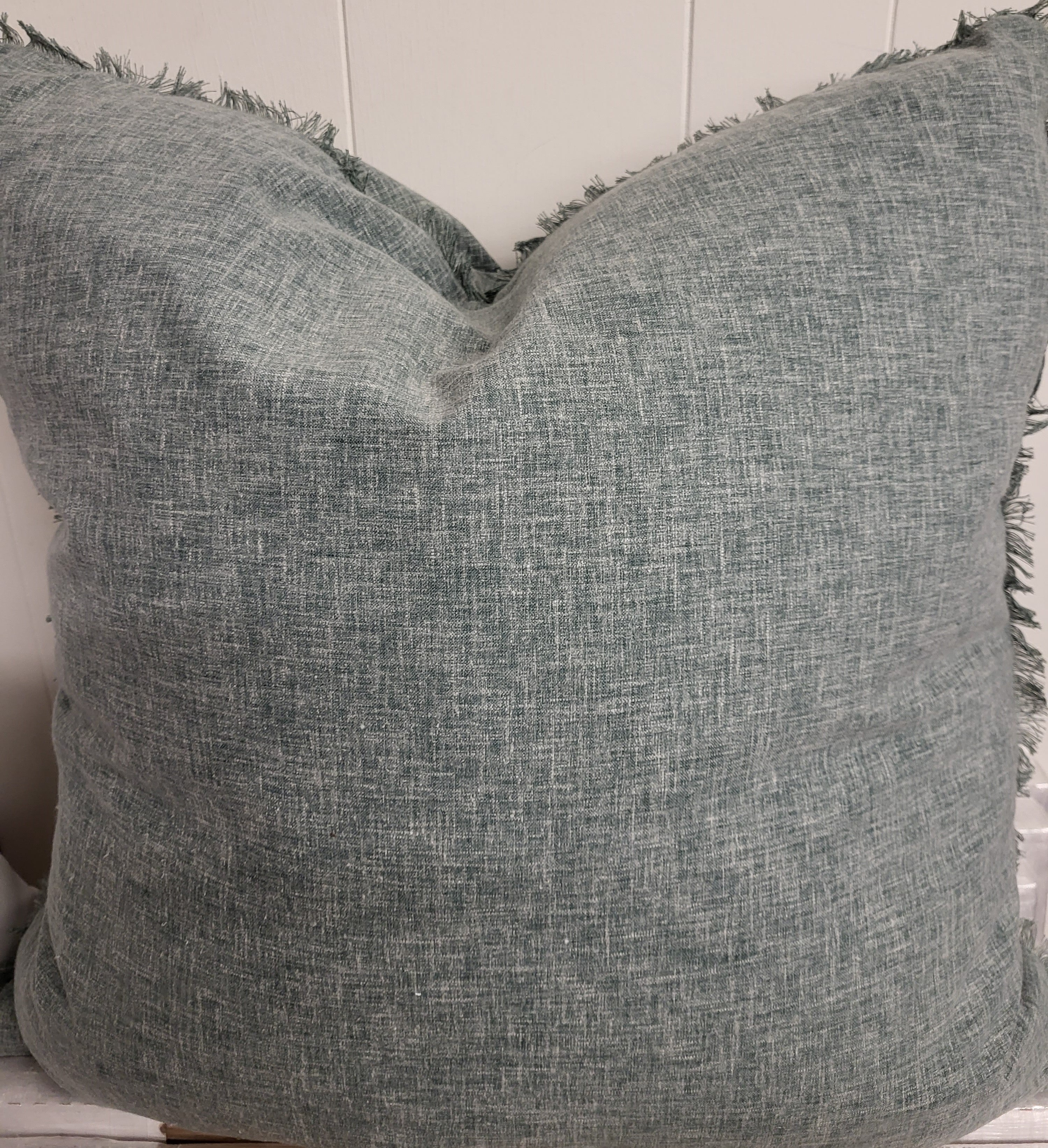 Spa Ocean Frayed Edge Cushion 24" x 24" (4 in stock)