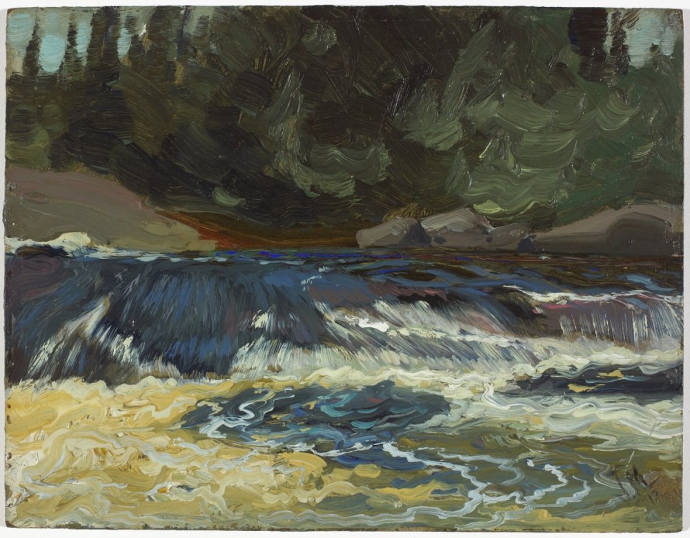 Spring Rapids Art Canvas MacDonald  48 x 37 (1 in stock)