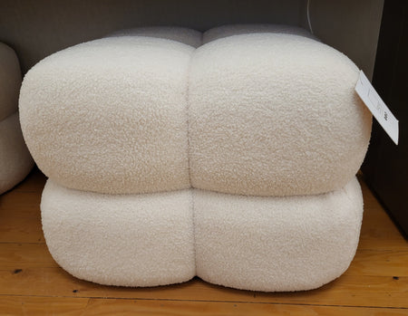 Fluffy Ottoman Pouf 24" Square (2 in stock)