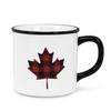 Plaid Canadian Flag Stoneware Mug (8 in stock)