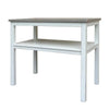 Studio Rectangular All White Chairside Table (2 in stock)