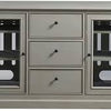 Summer Hill - Entertainment Console French Gray Finish (2 left) 40% off retiring stock