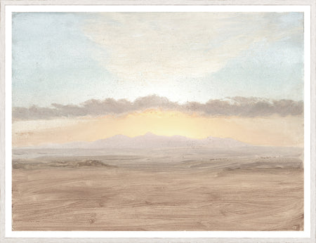 Sunset Study c 1865 Framed w Glass 43 x 33 (2 in stock)