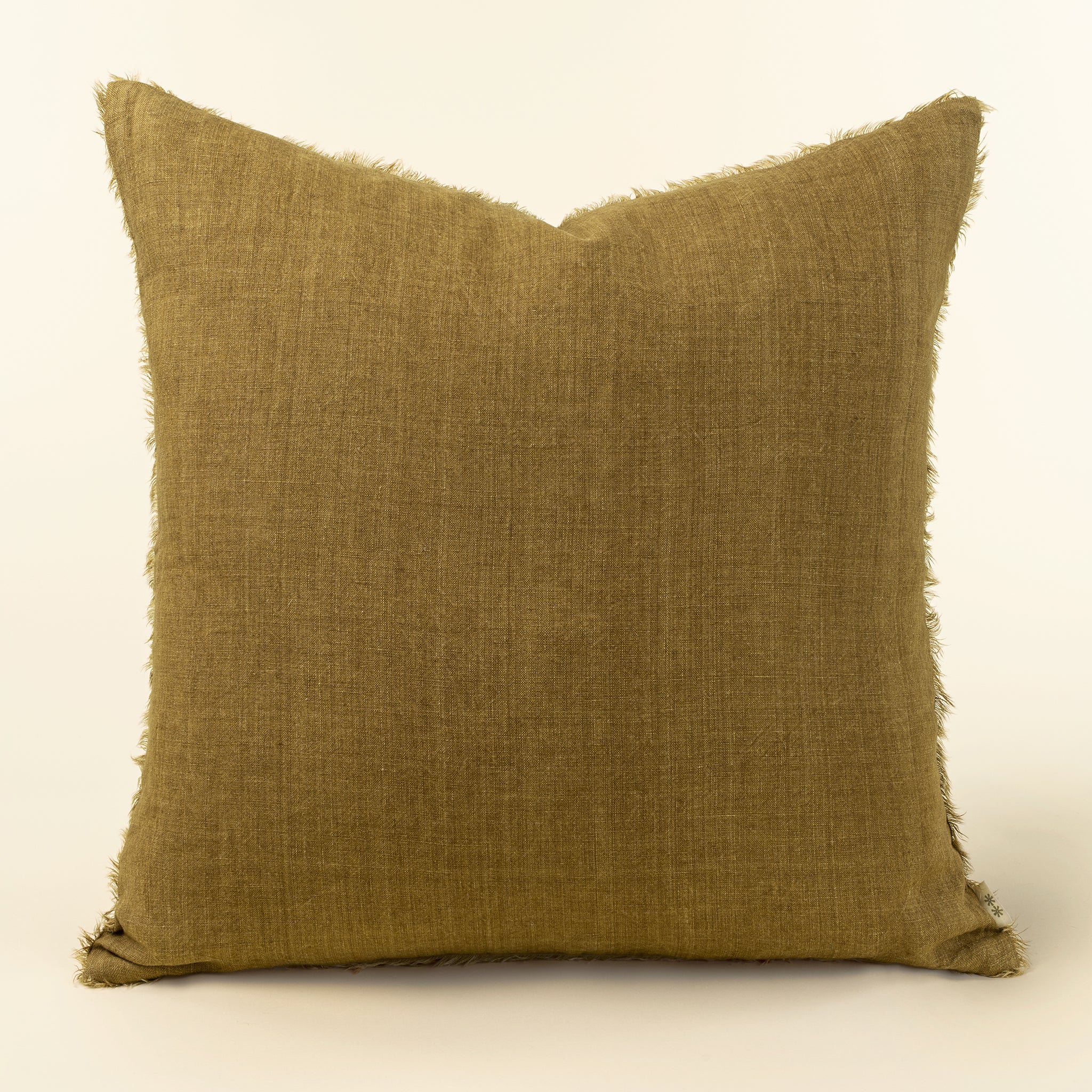 Lina Belgian Linen Tawny  Cushion 24" (4 in stock)