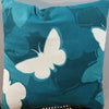 Veranda Designer Reversible Cushion Teal  Butterfly 24"x 24" (2 in stock)