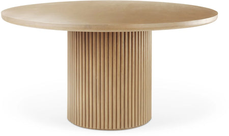 Terra Dining Table Light Natural Mango Wood 60" round (1 in stock)