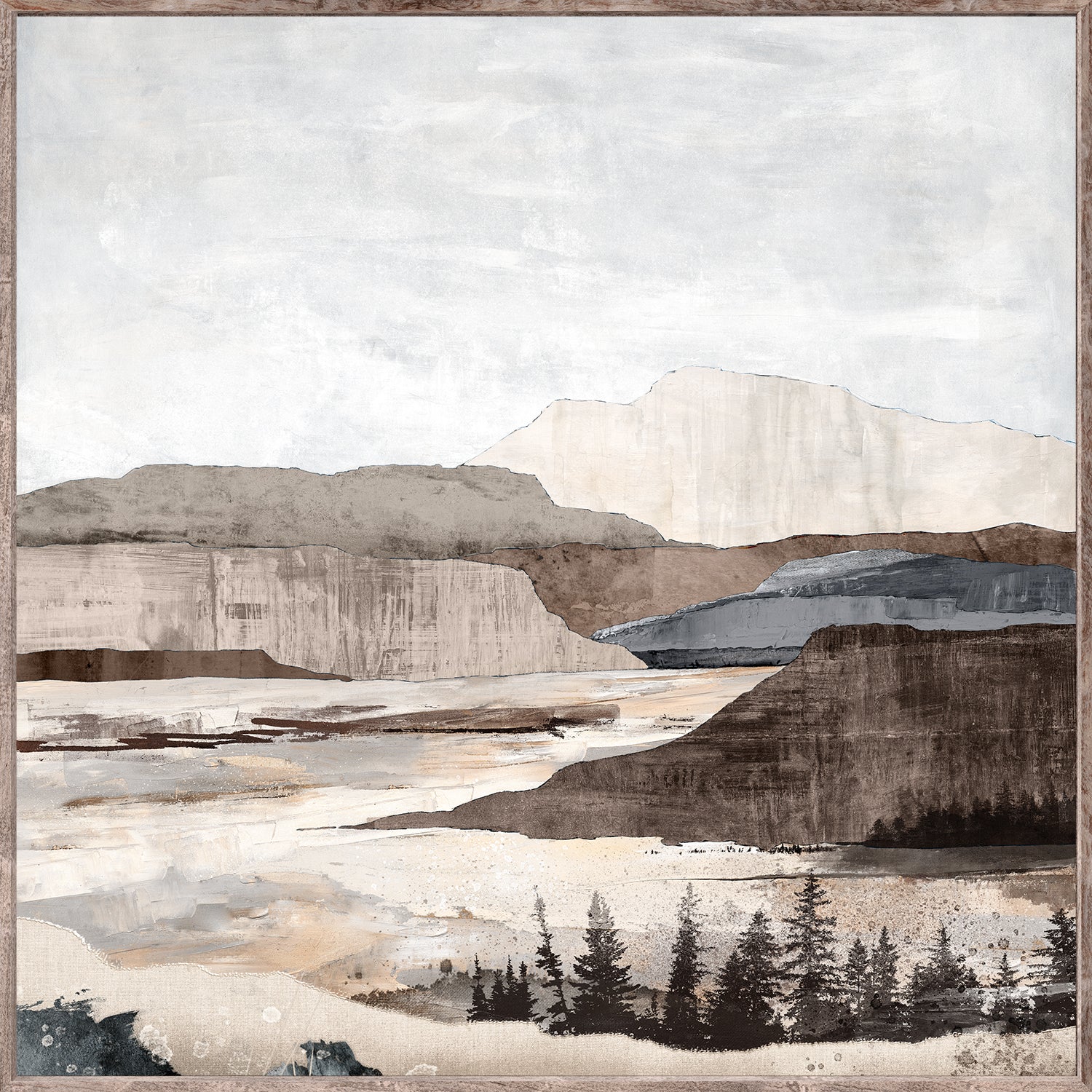Art - Territory 1 Framed Canvas (1 in stock)