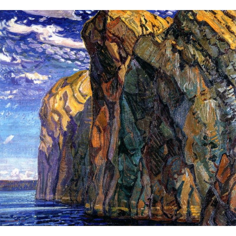 The Big Rock Bon Echo Art  Canvas Casson  48 x 44 (1 in stock)