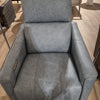 Thomas Gliding Recliner with Power Headrest and Battery Pack Pale Blue Leather (2 in stock)