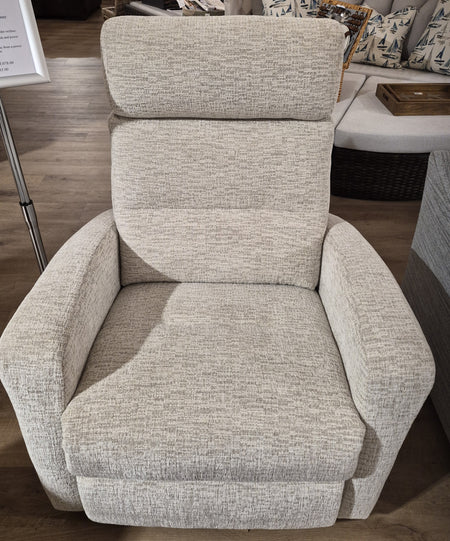 Tommy Gliding Recliner with Power Headrest and Battery Pack Light Cream Fabric (2 in stock)