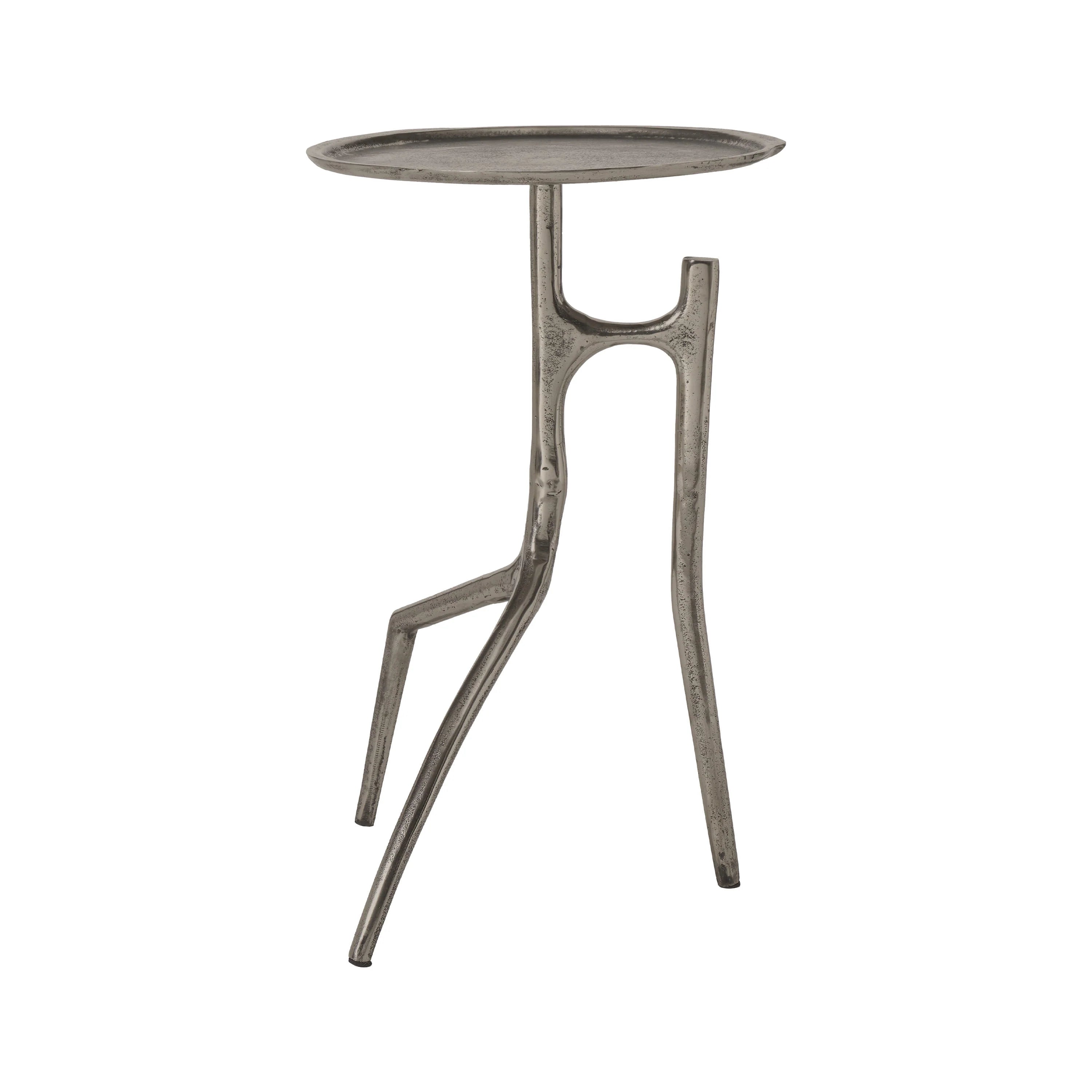 Tosco Aluminum Nickel Accent End Table (2 in stock)