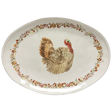 Plymouth Turkey Fine Stoneware from Portugal XLarge Platter (1 in stock)