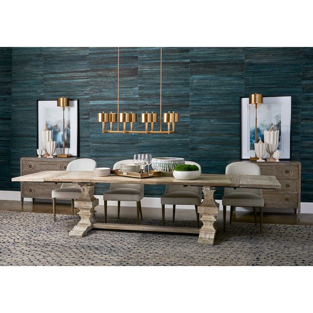 Baldrick Extension Dining Table  96" to 104.5" (1 in stock)