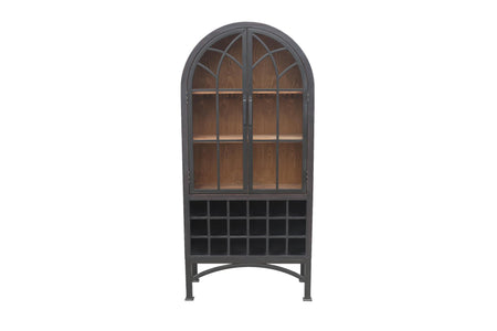 Victoria Wine Cabinet Matte Black with Natural Interior  (1 in stock)
