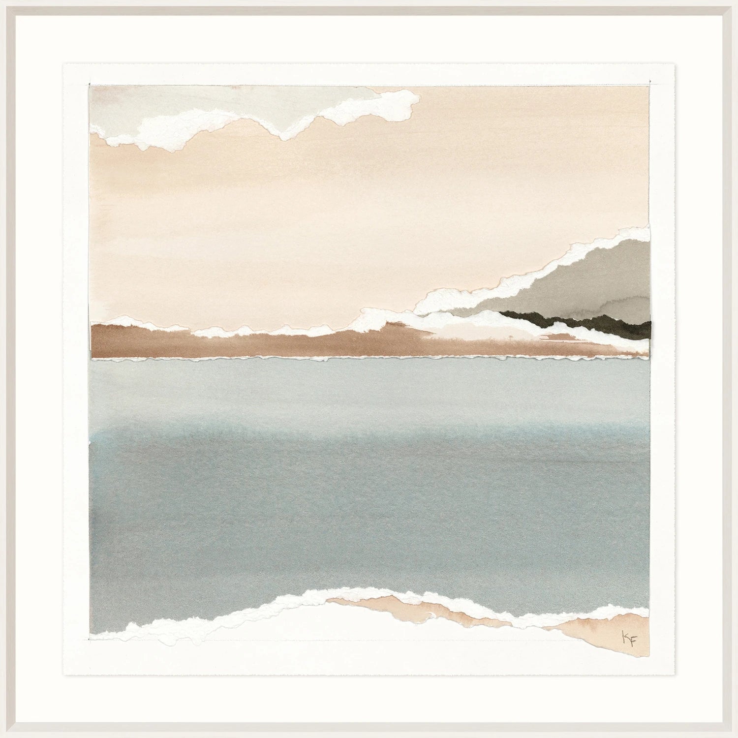 Art - Vista Watercolour Framed with Glass 1X (1 in stock)