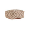 Volt Terracotta and Ivory Pouf 24" (1 in stock)