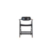 Wagner Counter Chair w Cushion distressed black (2 in stock)