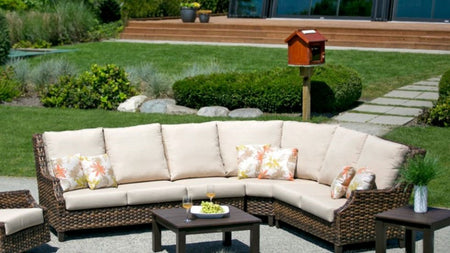 Whidbey Island 3 piece Sectional Outdoor Living Promo Price (1 in stock)