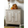 Wood 2 Door Cabinet white washed (1 in stock)