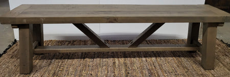 Rustic Irish Coast Wyatt Dining Bench Picket Fence (1 in stock)