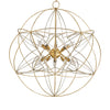 Zenda Gold Orb 8 Light Chandelier (2 in stock)