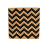 Zig Zag Black Square Cork Printed  Placemat 15"square (20 in stock)