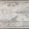Art - Blueprint - Avro Arrow - Grey framed with glass
