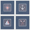 Nautical Series Set of 4 Framed Art