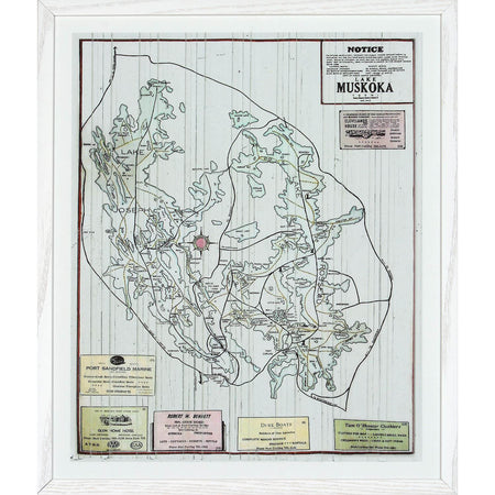 Muskoka Local Business Map I (1 in stock)