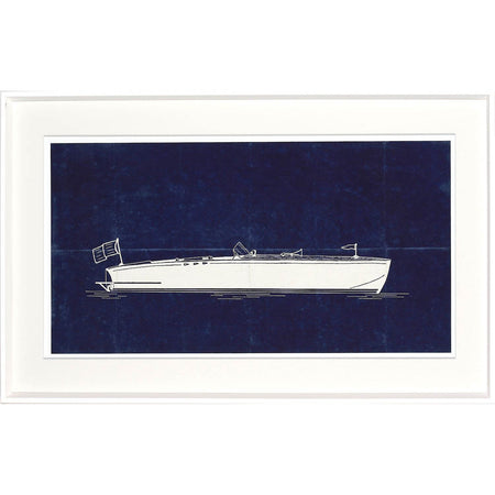 Runabout - Navy framed with glass