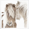 Art - Icelandic Ponies framed with glass (1 in stock)
