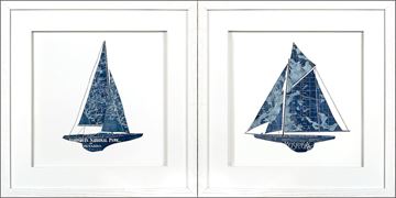 Sailing Series Framed Art (set of 2)