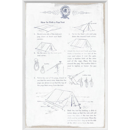 Girl Scouts - How To Pitch A Pup Tent - 1954 (1 in stock)
