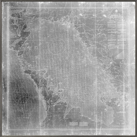 Georgian Bay Nautical Chart - Grey