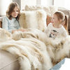 Luxury Faux Fur Throw Arctic Fox (1 in stock)