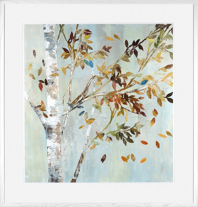 Birch Leaves 1 Framed Art
