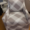 Jeffrey Swivel Chair " Bestseller" Hawkins Taupe Fabric (2 in stock)