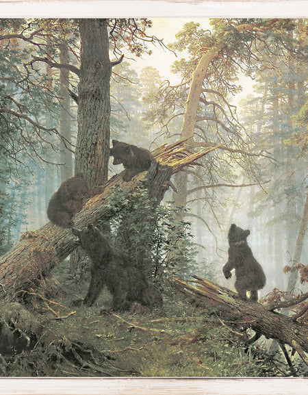Art  - Morning In A Pine Forest C. 1889 Small Northern Collection Framed