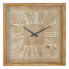 Square Wooden 25" Clock Natural (1 in stock)