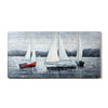 3 Sailing Boats Painting On Wood (1 in stock)