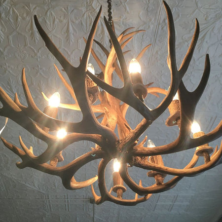 Real Antler Chandelier Natural (1 in stock)