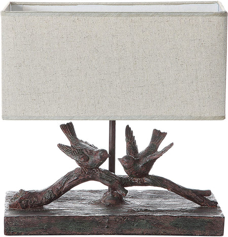 Bird Rectangular Table Lamp