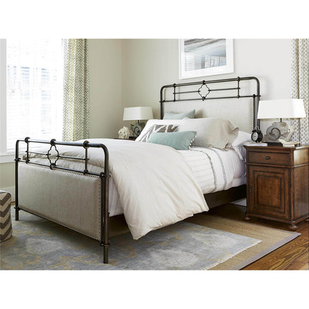 Dogwood Low Tide - Upholstered Metal King Bed (2 in stock)
